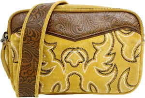 Myra Bag Western Leather Shoulder Bag for Women - Cowgirl Boho Country Crossbody Purse