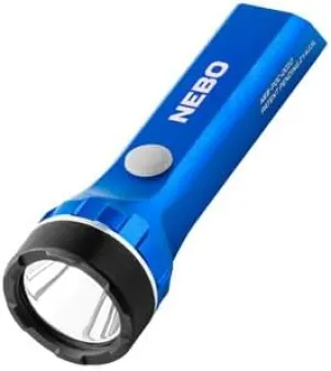 NEBO LUXTREME Nano Pocket Light | 420 Lumens, 5 Light Modes, Compact Rechargeable LED Flashlight, Water Resistant, Durable Aluminum, Includes USB Charging Cable – Blue