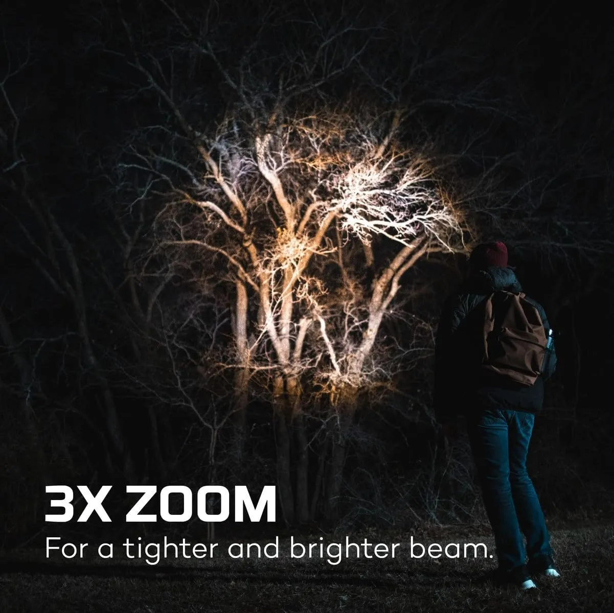 NEBO Newton Powerful LED Handheld Flashlight | AA Battery Powered Compact Waterproof Flashlight | Storm Gray | Available in 500, 1000, 1500 Lumens