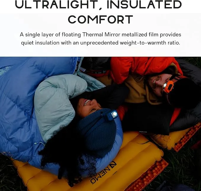 NEMO Tensor Trail Ultralight Insulated Sleeping Pad, Regular Wide