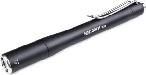 NEXTORCH K30 Pen Light, 850 Lumen Rechargeable Pocket Flashlight for Outdoor Use, Night Patrol, Vehicle Overhaul, ID Check, Power Outage Lighting, Camping Lighting, Professional Gift