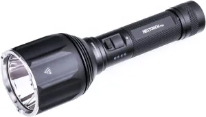 NEXTORCH P82 Rechargeable Flashlight High Lumens, 1200 Lumen 1100 Meters Long Range Flashlight with 5 Modes & Strobe & Ceramic Bead Broken Window for Patrol Duty, Outdoor Adventure, Search and Rescue