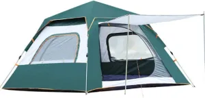 NIEH Full Waterproof Holiday Family Tent for 3-4 Persons, Pop Up Tent Waterproof Sun Shade Anti UV for Beach/Hiking/Backpacking/Fishing Instant 4 Season Sun Shelter