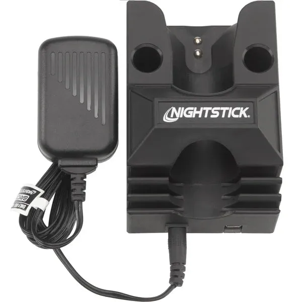 Nightstick Metal Duty/Personal-Size Dual-Light Rechargeable Flashlight