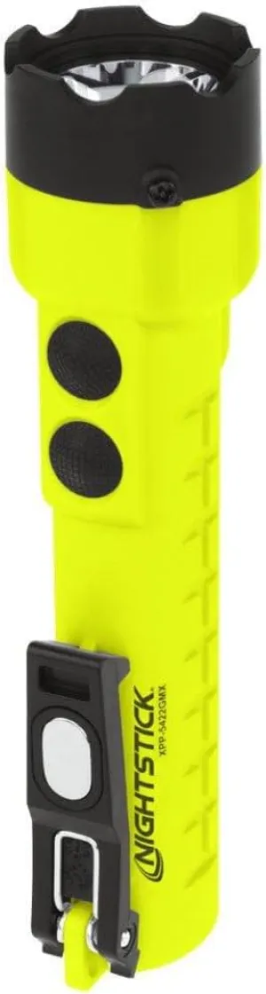 Nightstick XPP-5422GMX X-Series Intrinsically Safe Dual-Light Flashlight with Dual Magnets, Green/Black