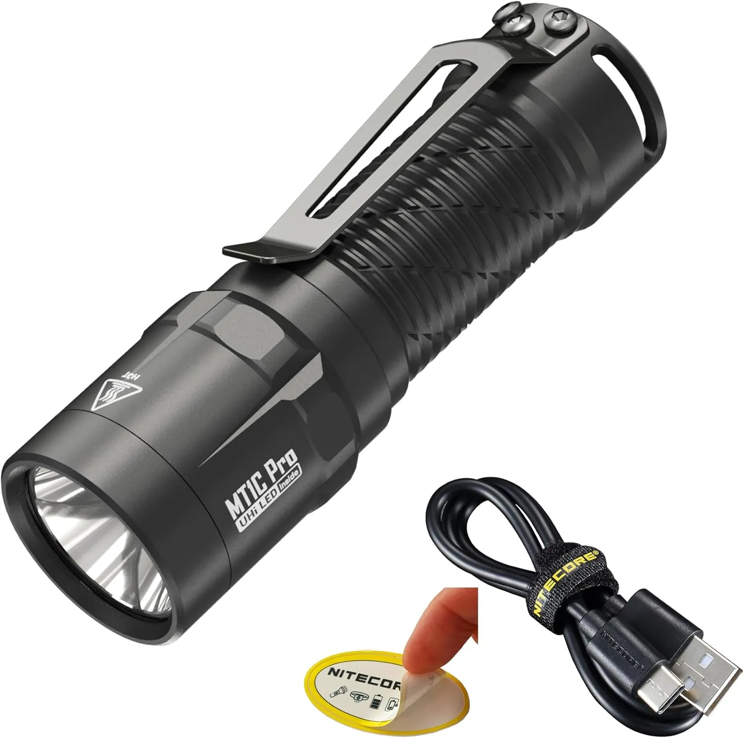 Nitecore MT1C Pro EDC Flashlight, 1000 Lumen USB-C Rechargeable Battery Small Compact Bright Designed for Everyday Carry