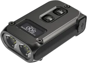 Nitecore TINI 2 Dual P8 LED USB Rechargeable Keychain Light -500 Lumen USB-C Rechargeable Keychain Flashlight - 500 Lumen (Choice of Black Or Gray) (Black)