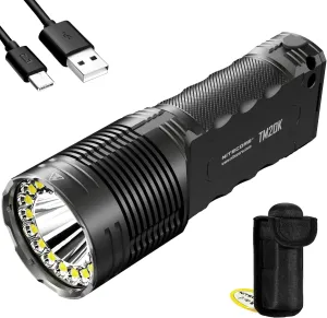 Nitecore TM20K 20,000 Lumen USB-C Rechargeable LED Flashlight with NitecoreSticker