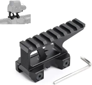 NOBUHIRO Picatinny Riser Mount Red Dot Riser Mount, 1.5" High Riser Profile 8 Slot 3.35" Rail Mount for Red Dots Sight, Scopes, and Optics, Fit for 20mm Picatinny Rail