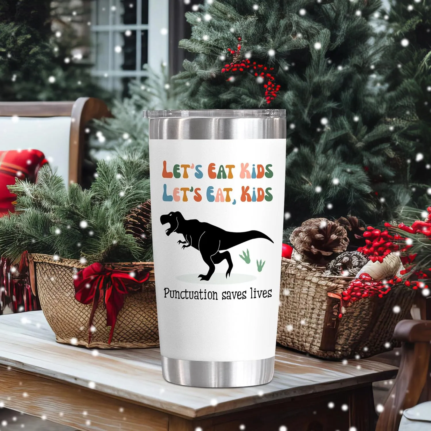 OASSIE Teacher Gifts for Women - Saurus Kids 20 oz Stainless Steel Tumbler - Teachers Day Graduation Back To School Thank You End Of The Year Birthday Teacher Appreciation Gifts for Women Coworkers