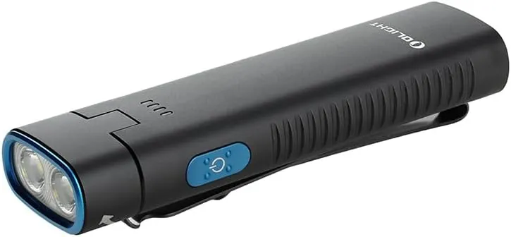 OLIGHT Arkflex Articulating Head Torch 1000 Lumens (Black), Black/White
