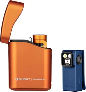 OLIGHT Baton4 Premium Edition EDC Flashlights 1300 Lumens with Type-C Charging Box Bundle with Oclip Ultra, 530 LMS Triple Magenetic Lights