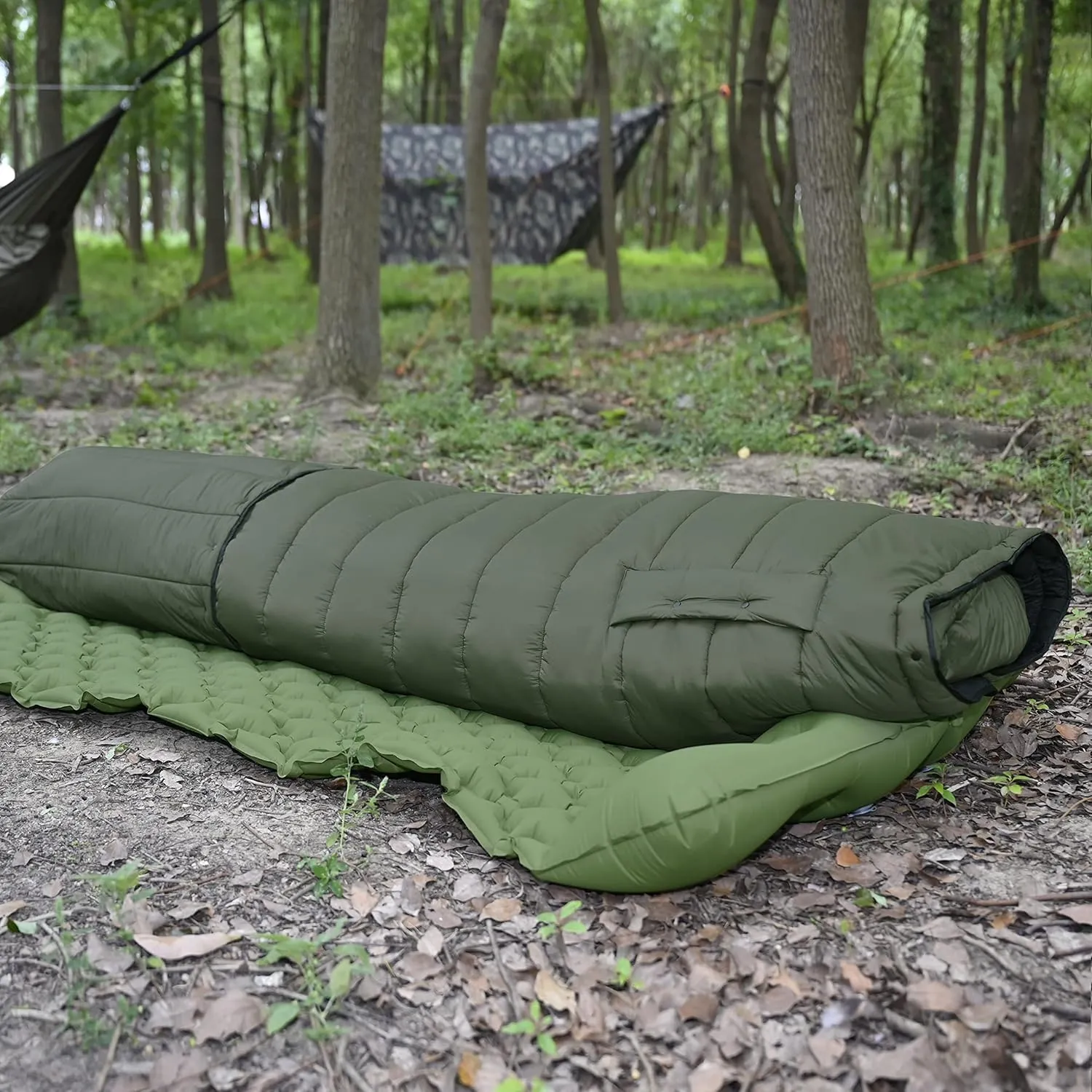 Onewind Hammock Top Quilt with Footbox, Lightweight and Portable Sleeping Quilt Camping Sleeping Bag for Backpacking and Hiking
