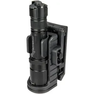 Opsmen Adjustable Tactical Flashlight Speed Holster, Black