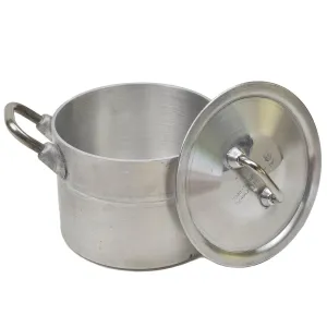 Original German military aluminum 2liters pot lid hiking BW army mess kit NEW