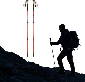 Outdoor Carbon Fiber Hiking Poles, 3 - Section Telescopic and Foldable, Ideal for Trekking and Mountaineering