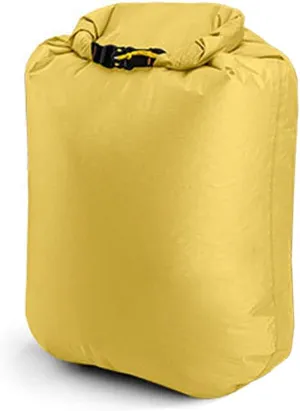 Outdoor DryBag, Silicon Coated Nylon Camping Drifting Hiking Swimming Rafting Kayaking River Trekking Bag Dampproof Clothes Storage Bag (Yellow-S)