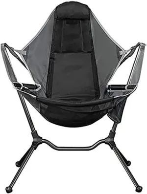 Outdoor Folding Chair Camp Chair Camping Chairs for Fishing Lounger Breathable Mesh Construction 2 Side Pockets Folding