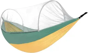 Outdoor Hammock Anti-Rollover Travel Camping Portable Hammock Hanging Chair Outdoor Portable Camping Travel Equipment (Color : Yellow-b, Size : 270 * 140cm)