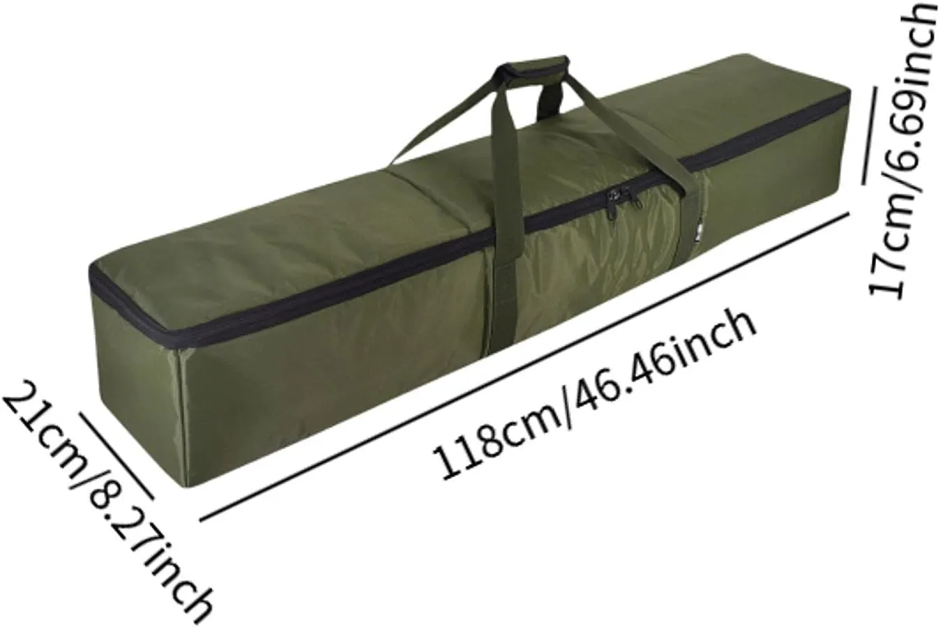 Outdoor Hammock Stand Carry Handbag Sports Equipment Organizer Folded Hanging Chair Storage Bag for Short Trips Trekking Yard, Green