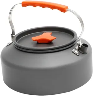 Outdoor Kettle Toaster and Kettle Campfire Kettle Gas Kettle Camping Whistling Kettle Camping Hot Kettles Small Camping Kettle Camping Pans for Gas Stove Mug Cup Pot Aluminum Alloy