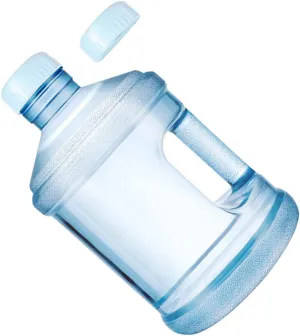 Outdoor Water Bottle Camping Water Jug Portable Hiking Jug Handle Durable Material Wide Opening Random Color