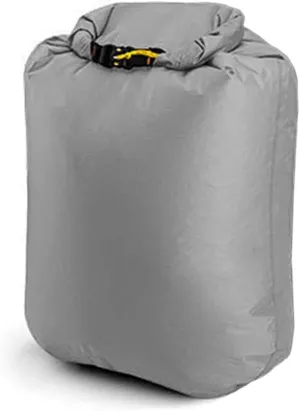 Outdoor Water proof Dry Bag - Silicon Coated Nylon, Ideal for Camping, Drifting, Hiking, Swimming, Rafting, Kayaking, River Trekking - Dampproof Clothes Storage Bag (Grey-M)