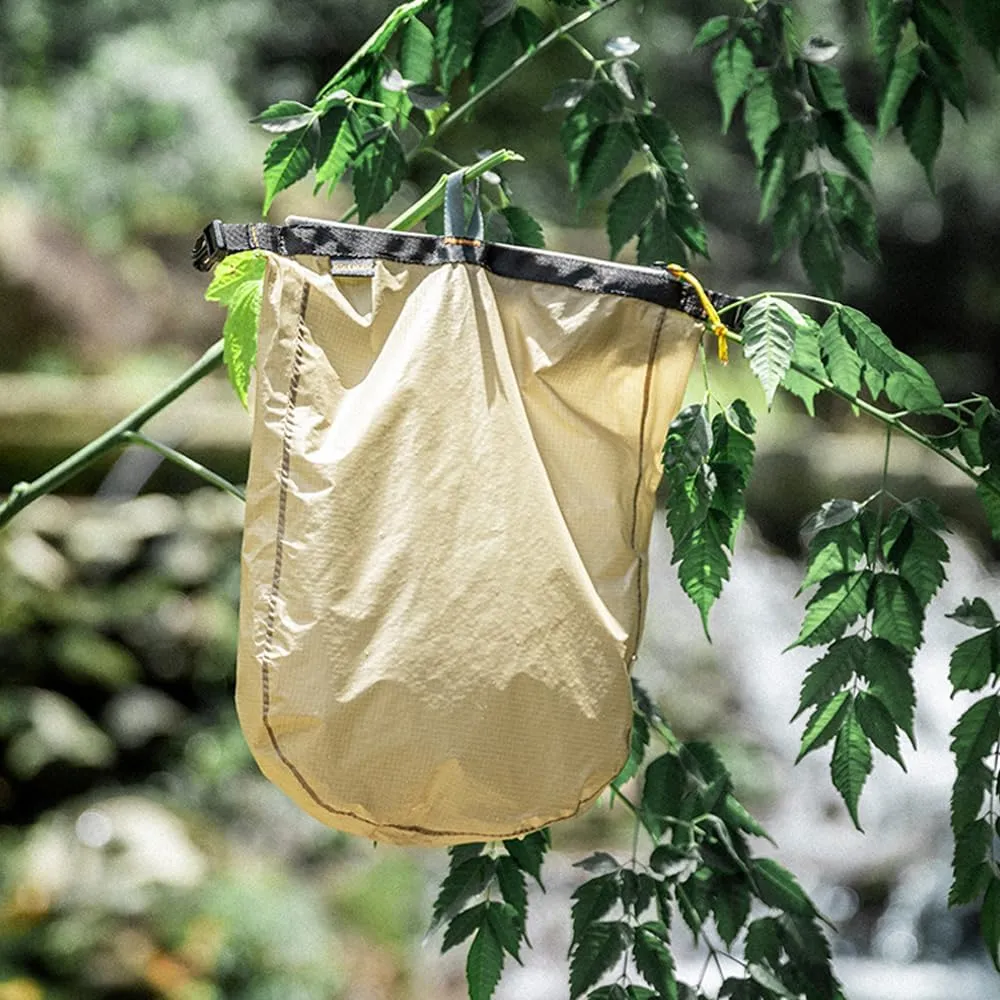 Outdoor Water proof Dry Bag - Silicon Coated Nylon, Ideal for Camping, Drifting, Hiking, Swimming, Rafting, Kayaking, River Trekking - Dampproof Clothes Storage Bag (Grey-M)