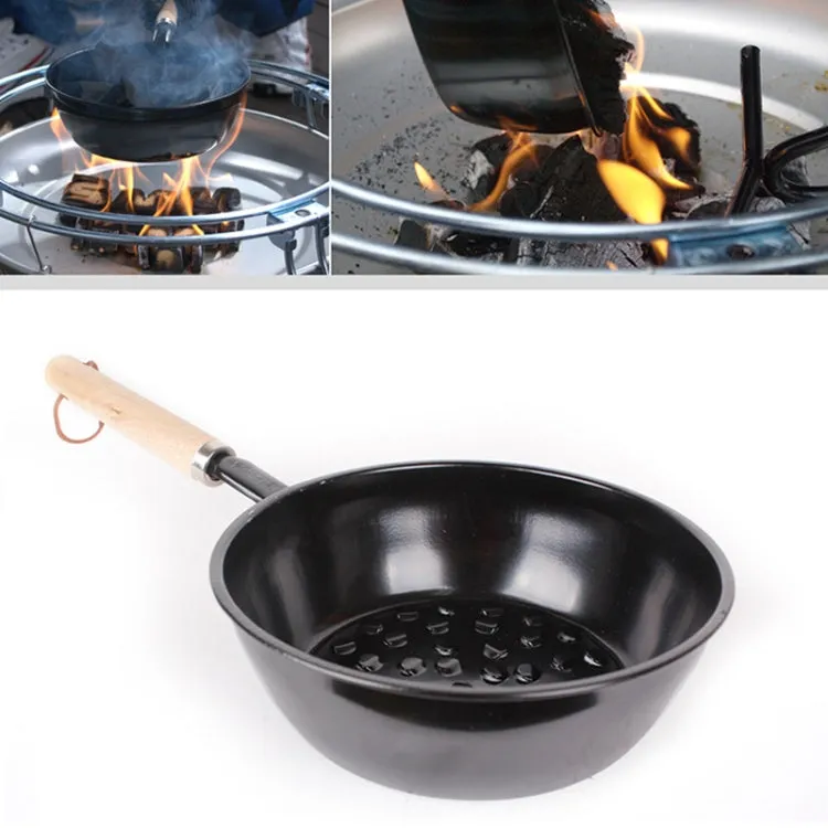 Outdoor Wood Burning Tool Portable Stove Charcoal Burner Pot