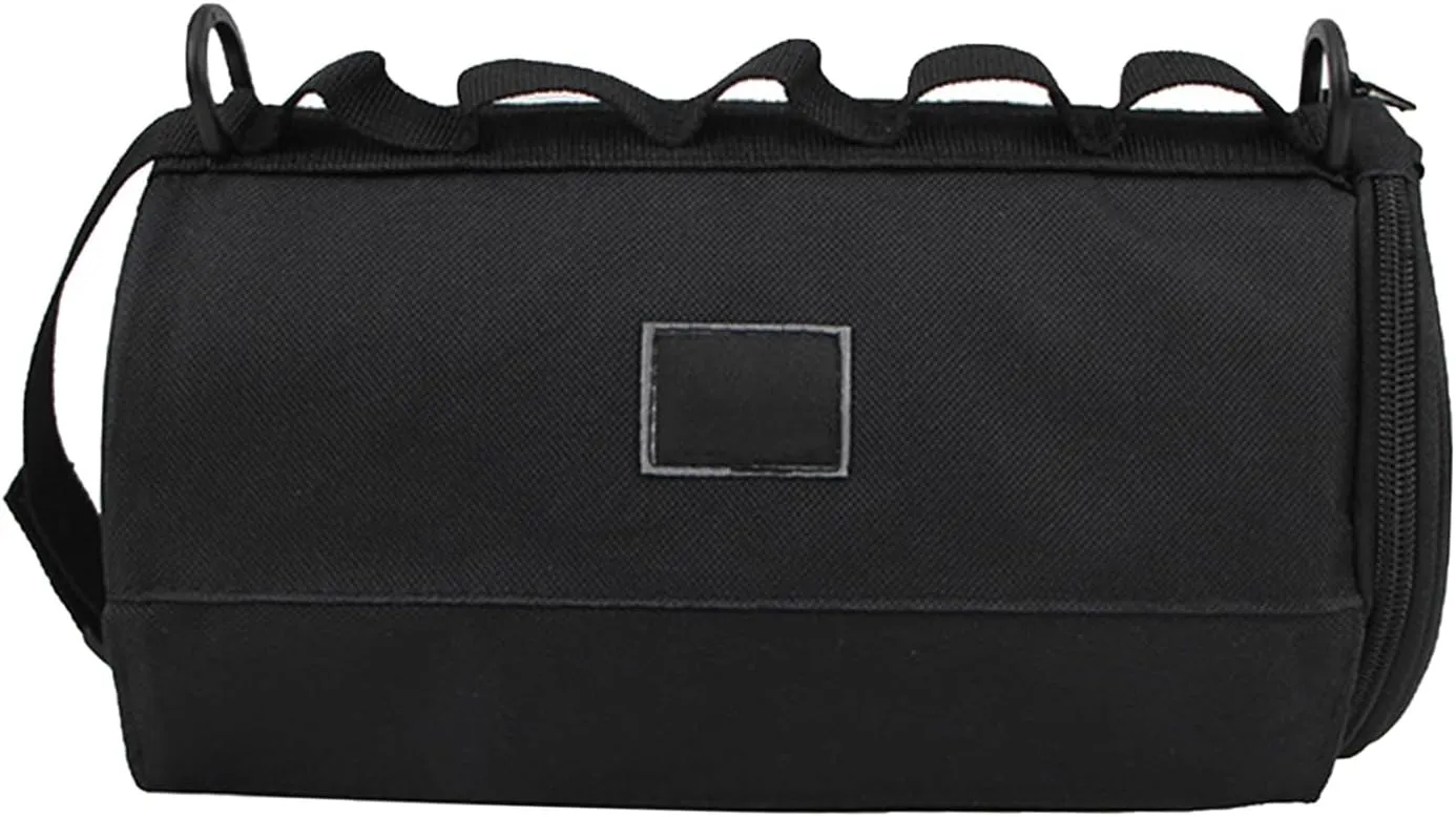 Paper Towel Travel Bag - Foldable Roll Holder Pouch, Portable Kitchen Napkin Carrier | Lightweight Reusable Tissue Storage Case, Waterproof Wipe Container for Camping or Road Trips, 10.24x5.51 Inches