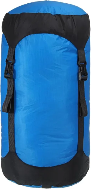 PATIKIL Compression Stuff Sack, 8L Waterproof Sleeping Bag Lightweight Compression Storage Sack for Backpacking Camping, Blue
