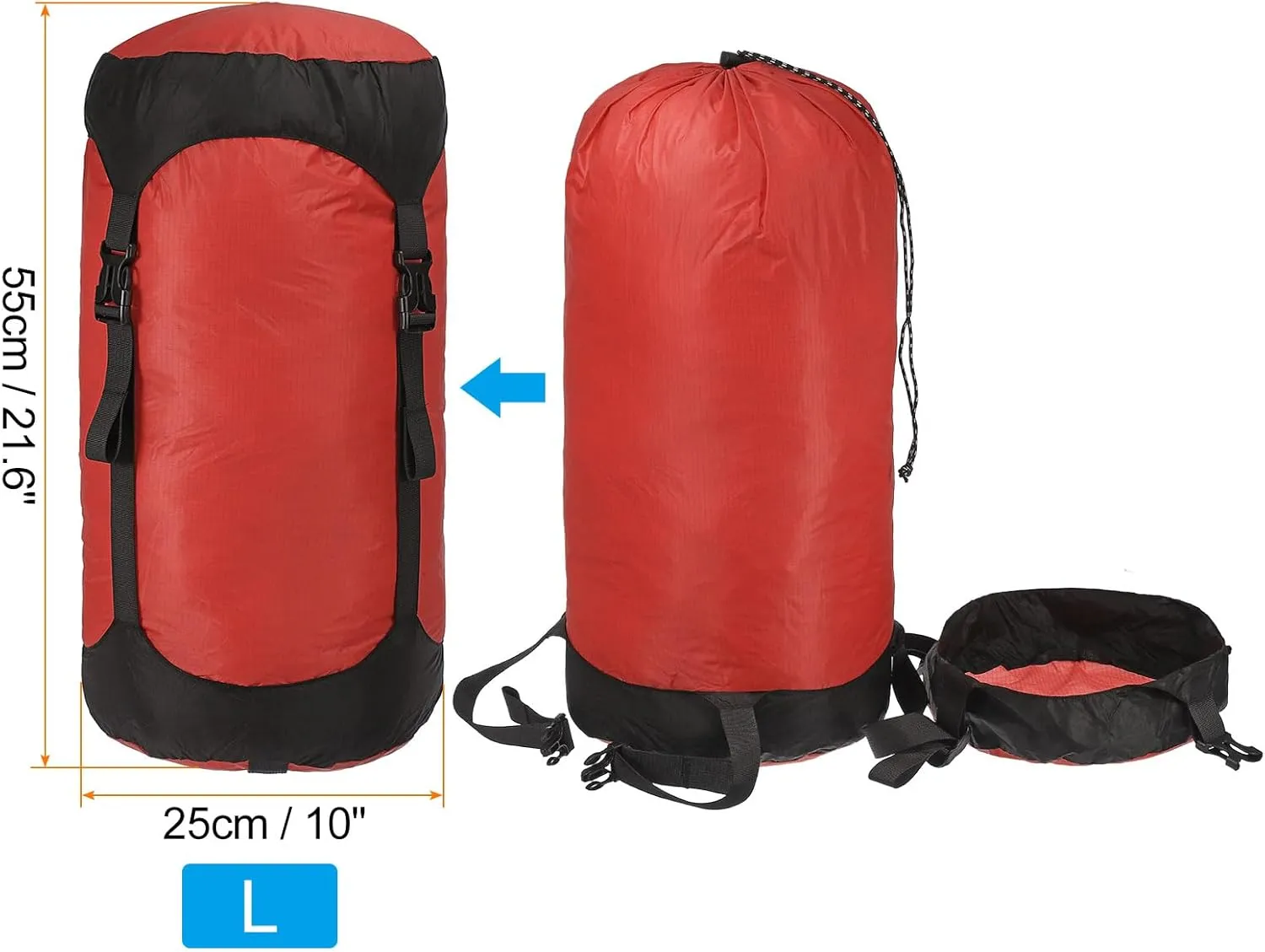 PATIKIL Compression Stuff Sack, Waterproof Sleeping Bag Compression Storage Sack for Camping