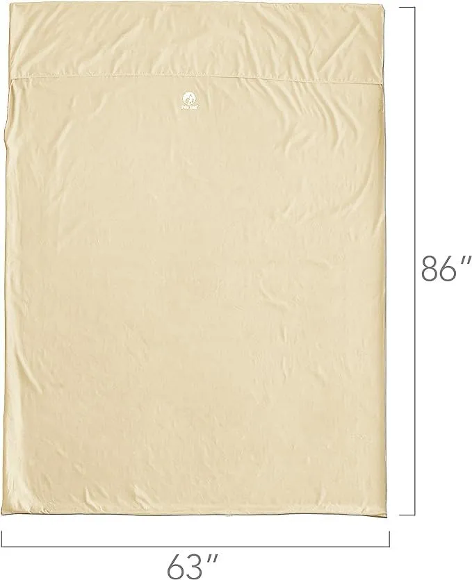 Pike Trail Sleeping Bag Liner – Travel and Camping Sheet, Lightweight and Compact Insert with Full Length Zipper and Guarantee