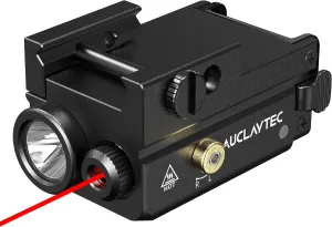 Pistol Light with Red Laser Beam for Guns,Tactical Pistol Light and Red Laser Sight Combo 420 Lumen,Flashlight Laser Combo for Pistol,Strobe Weapon Light with Green Laser for Gun with Picatinny Rail