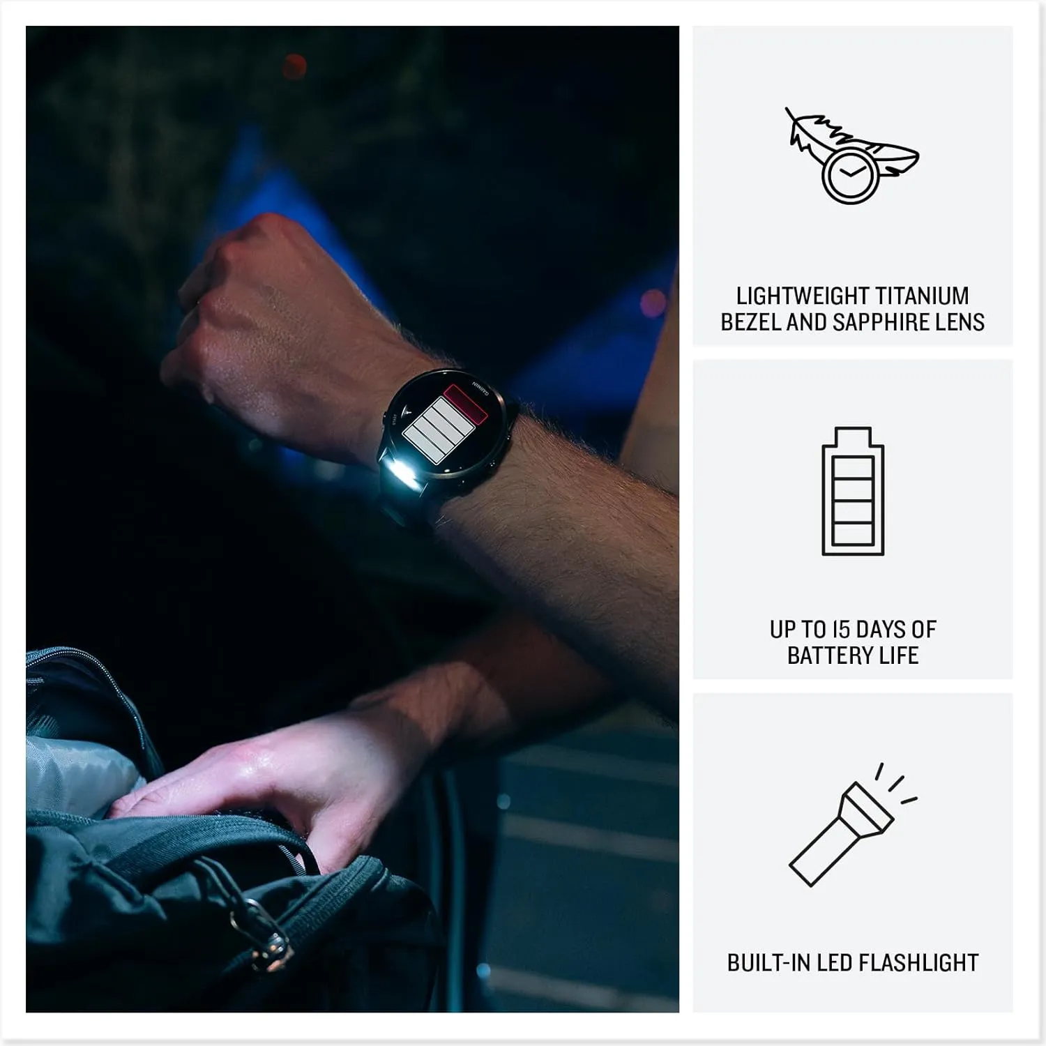 PlayBetter Garmin Forerunner 970 (Carbon Gray DLC Titanium/Black Translucent) Premium GPS Running & Triathlon Smartwatch Bundle - AMOLED, LED Flashlight Portable Charger & HD Screen Protectors
