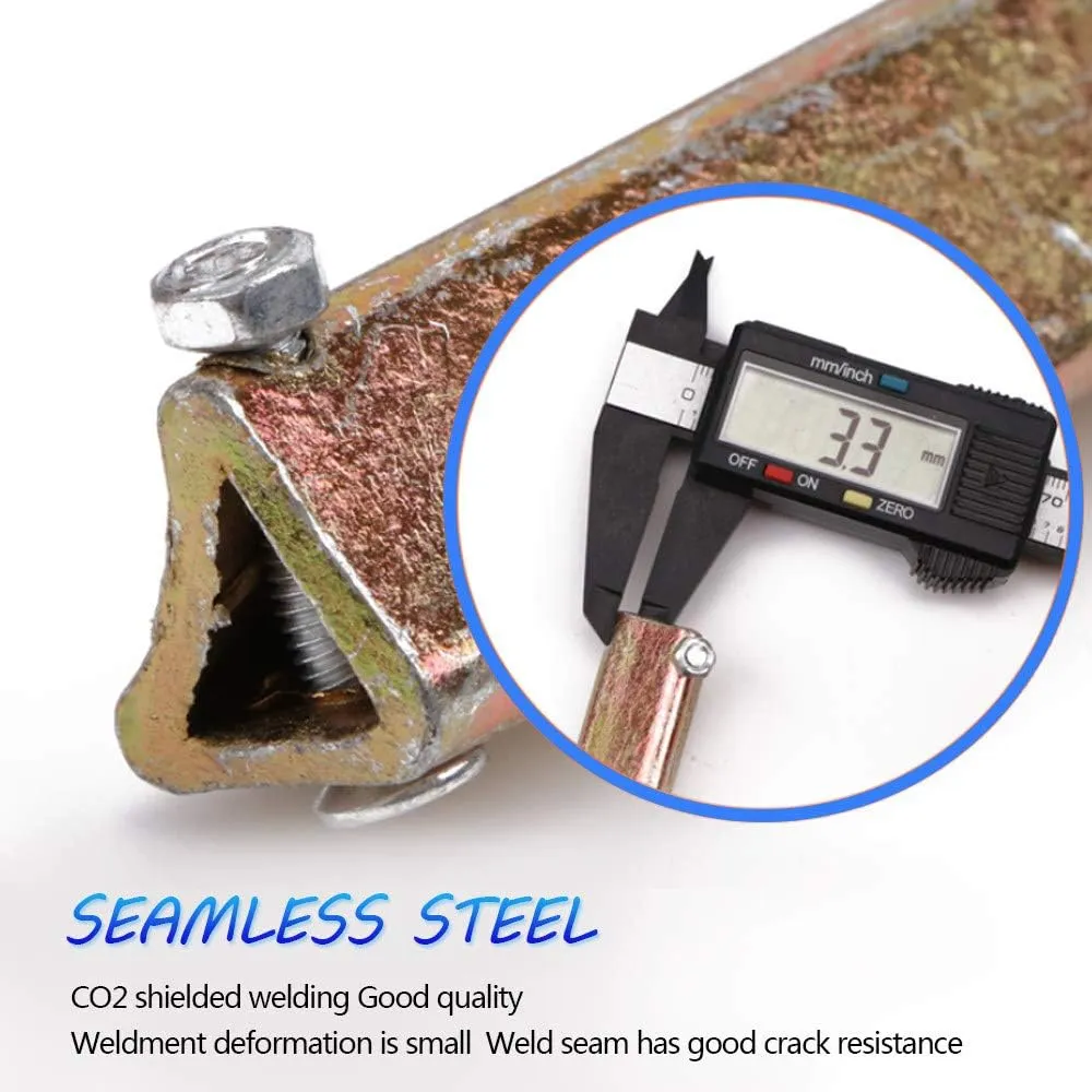 Pole Climbing Spikes, Stainless Steel Tree Climbing Gear, Professional Anti-Skid Tool, Rust-Proof and Wear-Resistant, Tree Climbing Tool for Hunting Observation, Picking Fruit,400model
