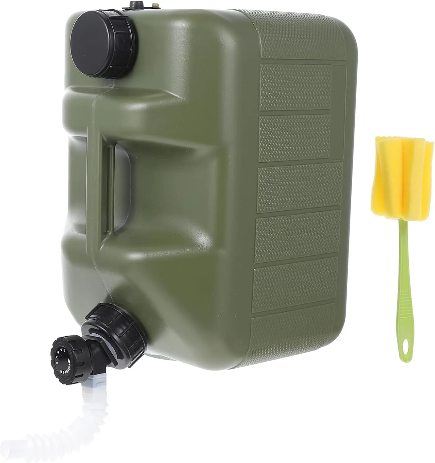 Portable 1 Set Outdoor Water Storage Bucket Leakproof Self-Driving Trip Oil Tank for Outdoor Adventure