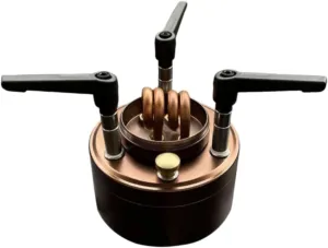Portable Alcohol Stovetop,Outdoor Compact Sturdy Cooking Small Camping Burner Furnace for Hiking Camping Backpacking Picnic