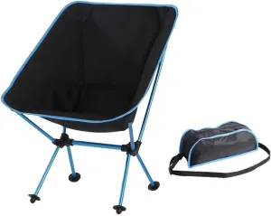 Portable Camping Chair, Folding Camping Stool, Outdoor Folding Chair for Camping, Beach, Hiking, Festivals Outdoor with Folding in Compact Bag, Supports 300k