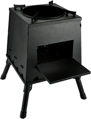 Portable Camping Stoves，Outdoor Fire Pit with Stand，for Wood Burning and Low Smoke Great Camping Stove，Outdoor Fire Pits，with Carry Bag，for Outdoor Backpacking Fishing Hiking