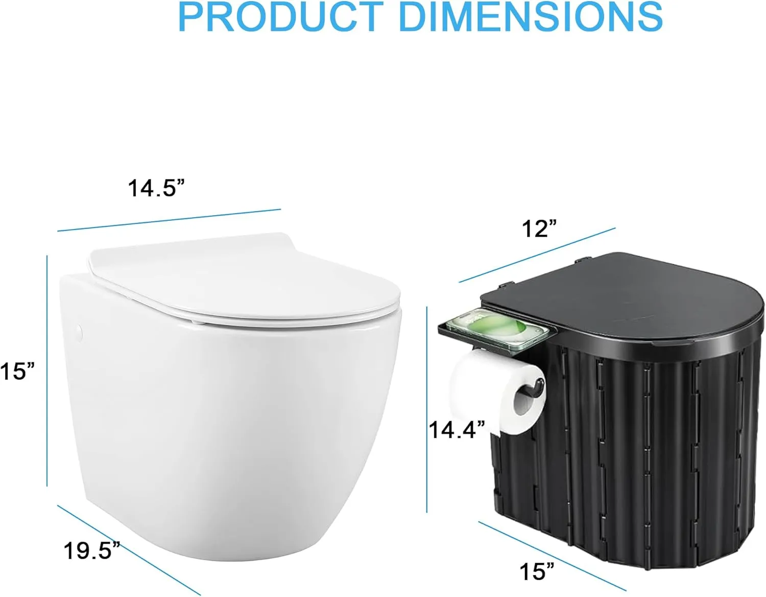 Portable Camping Toilet, Outdoor Travel Restroom