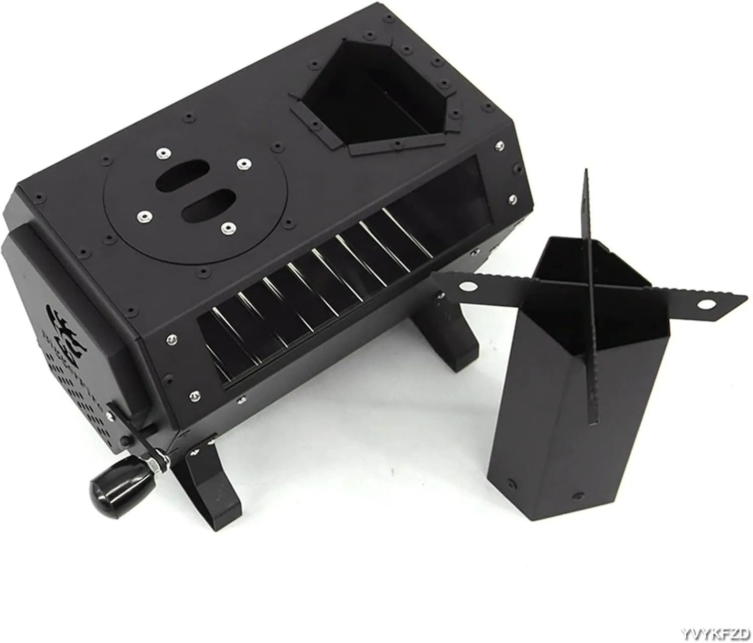 Portable Camping Wood Stove, Outdoor Wood Burning Stove, Multifunctional Hot Tent Stove, for 2 to 3 People Winter Camping, Picnic, BBQ, Hunting