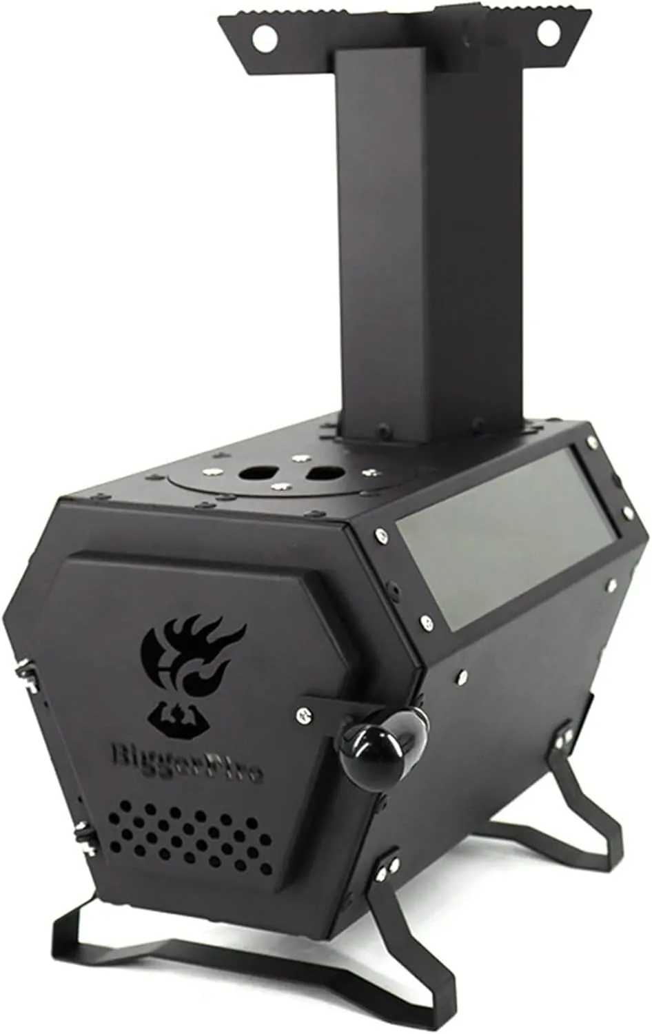 Portable Camping Wood Stove, Outdoor Wood Burning Stove, Multifunctional Hot Tent Stove, for 2 to 3 People Winter Camping, Picnic, BBQ, Hunting