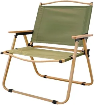 Portable Foldable Chair for Outdoors Lightweight and Compact Camping, Beach, and Backrest Stool