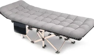 Portable Folding Adult Bed,Adult Folding Bed, Folding Camping Cot with Mattress for Adults, Sleeping Bed Cots, Portable Sleeping Cot Bed with Carry Bag for Tent, Office, Camping, Outdoor,