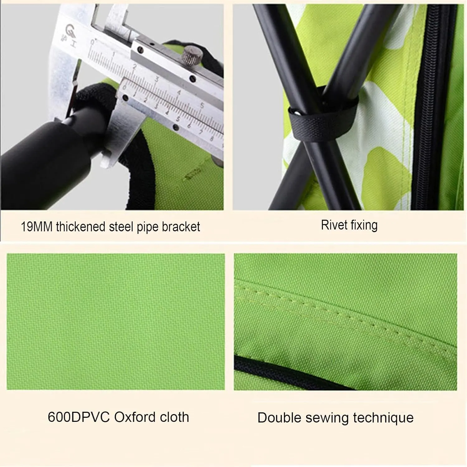 Portable Hiking Camping Stool, Folding Camping Chair Stool Backpack with Cooler Insulated Picnic Bag for Leisure Camping Fishing,E