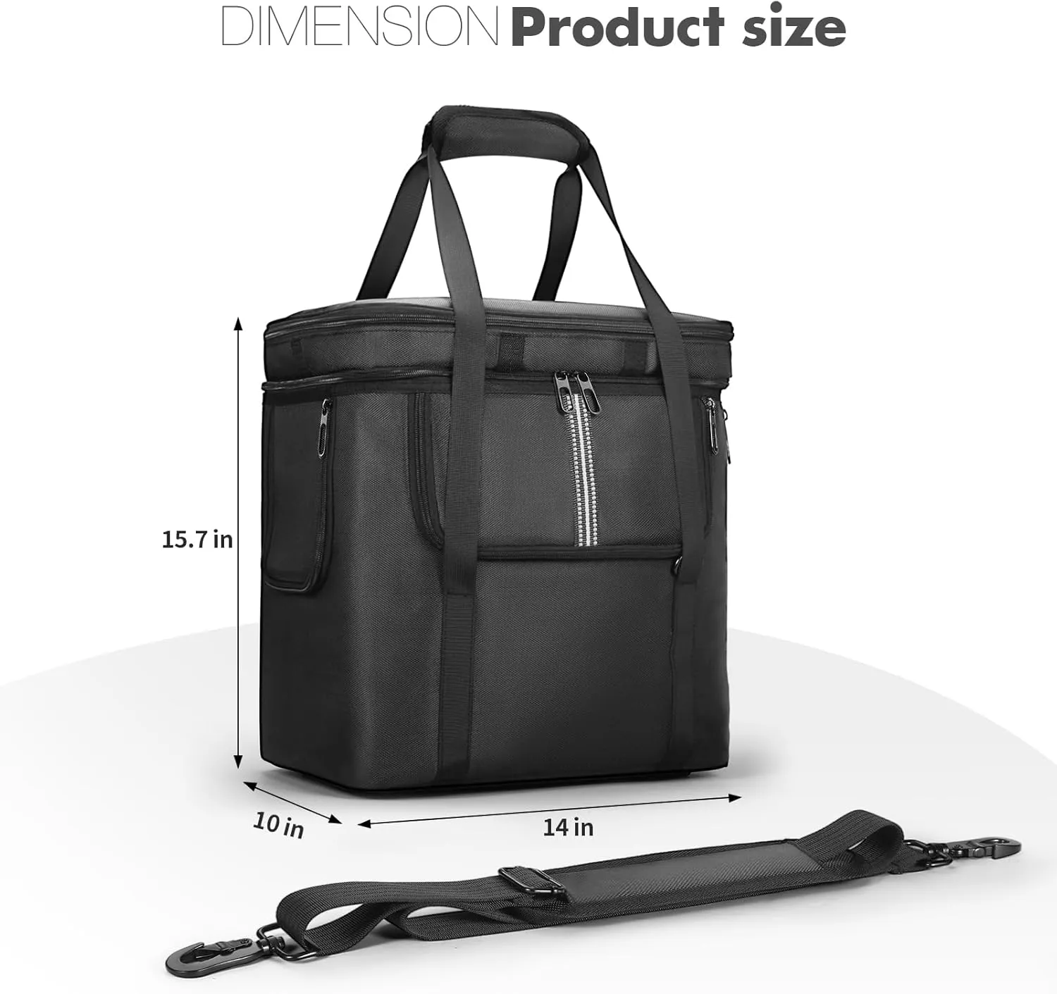 Portable Power Station Carrying Case Bag Compatible with BLUETTI AC180 Power Station Generator Protective Shoulder Bag Storage Cover