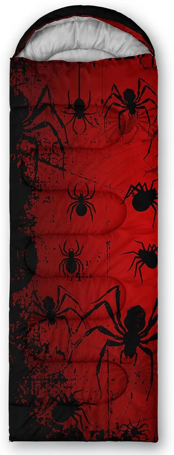 QOOMO Camping Sleeping Bags,3 Season Warm & Cool Weather,Lightweight,Waterproof Sleeping Bags for Adults & Kids,Traveling,and Outdoors,Camping Gear Equipment