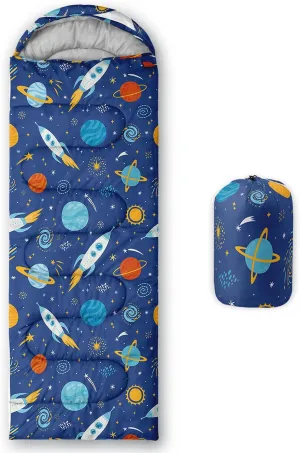 QOOMO Camping Sleeping Bags,3 Season Warm & Cool Weather,Lightweight,Waterproof Sleeping Bags for Adults & Kids,Traveling,and Outdoors,Camping Gear Equipment