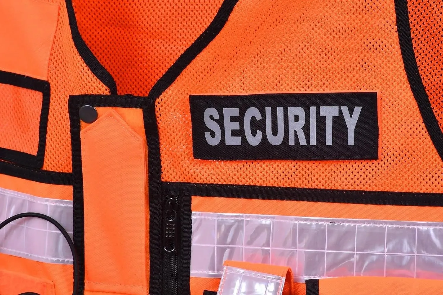 RAC3 High Visibility Security Vest with Reflective Stripes - Ideal for Safety and Identification